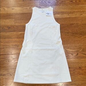 NEW BANDIER apéritif sport rib dress in gardenia cream white NWT